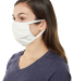 Hanes MASKBB Adult 100% Cotton Face Mask in White