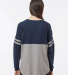 Boxercraft T14 Women's Jersey Pom Pom Long Sleeve  in Navy/ oxford