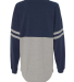 Boxercraft T14 Women's Jersey Pom Pom Long Sleeve  in Navy/ oxford