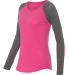 Boxercraft T66 Womenâ€™s Preppy Patc in Fuchsia/ granite