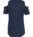 Boxercraft T32 Women's Cold Shoulder T-Shirt in Navy