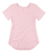 Boxercraft T61 Women’s At Ease Scoop Neck T-Shir in Pale pink