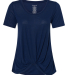 Boxercraft T52 Women's Twisted T-Shirt in Navy