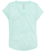 Boxercraft YT34 Girls' Snow Heather V-Neck T-Shirt in Mint heather
