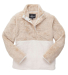 Boxercraft FZ01 Fuzzy Fleece Pullover in Camel stripe/ natural