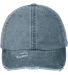 Adams Hats LP108 Classic Pigment Distressed Cap in Navy