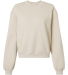 American Apparel RF494 Women's ReFlex Fleece Crewn in Bone