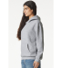 American Apparel RF498 Unisex ReFlex Fleece Hoodie in Heather grey