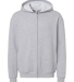 American Apparel RF497 Unisex ReFlex Fleece Full-Z in Heather grey