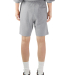 American Apparel 2PQ Unisex Pique Gym Shorts in Heather grey