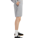 American Apparel 2PQ Unisex Pique Gym Shorts in Heather grey