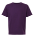 American Apparel 2001Y Youth Fine Jersey Tee in Eggplant