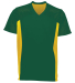 Augusta Sportswear 265 Youth Reversible Flag Footb in Dark green/ gold