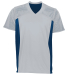 Augusta Sportswear 265 Youth Reversible Flag Footb in Silver/ navy