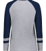Augusta Sportswear 2917 Women's Triblend Fanatic 2 in Grey heather/ navy