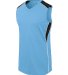 Augusta Sportswear 312163 Girls' Dynamite Jersey in Columbia blue/ black/ white