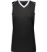 Augusta Sportswear 1687 Women's Rover Jersey in Black/ white