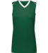 Augusta Sportswear 1688 Girls' Rover Jersey in Dark green/ white