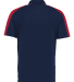 Augusta Sportswear 5028 Men's Two-Tone Vital Polo in Navy/ scarlet