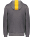 Augusta Sportswear 6866 Youth Eco Revive™ Three- in Gold/ carbon heather