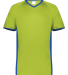 Augusta Sportswear 6908 Youth Cutter V-Neck Jersey in Lime/ royal