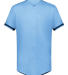 Augusta Sportswear 6909 Unisex Full Button Basebal in Columbia blue/ navy