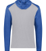 Augusta Sportswear 6884 Unisex Gameday Vintage Hoo in Grey heather/ royal heather