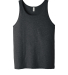 Bella + Canvas 3480CVC Unisex Heather CVC Tank in Dark grey heather