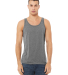 Bella + Canvas 3484 Unisex Triblend Tank in Grey triblend
