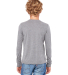 Bella + Canvas 3513Y Youth Triblend Long Sleeve Te in Grey triblend