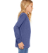 Bella + Canvas 3513Y Youth Triblend Long Sleeve Te in True royal triblend