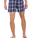 Boxercraft BM6701 Men's Double Brushed Flannel Box in Navy/ silver
