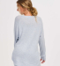 Boxercraft BW1102 Women's Cuddle Oversize Crew Pul in Sky blue heather