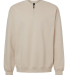 Gildan SF008 Unisex Softstyle® Midweight 1/4 Zip  in Sand