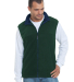 Bayside Apparel 1120 Men's USA-Made Full-Zip Fleec in Forest green