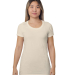 Bayside Apparel 9625 Women's Fine Jersey T-Shirt in Cream