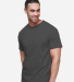 Bayside Apparel 2925 Men's Union-Made Fine Jersey  in Charcoal