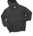 Hanes F280 Unisex Ultimate Cotton® Full-Zip Hoode in Charcoal heather