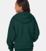 Hanes P480 Youth EcoSmart® Full-Zip Hooded Sweats in Deep forest