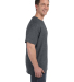 Hanes 5590 Men's Authentic Pocket T-Shirt in Charcoal heather