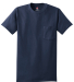 Hanes 5590 Men's Authentic Pocket T-Shirt in Navy