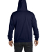 Hanes P180 Unisex Ecosmart® Full-Zip Hooded Sweat in Navy
