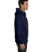 Hanes P180 Unisex Ecosmart® Full-Zip Hooded Sweat in Navy
