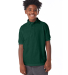Hanes 054Y Youth Ecosmart® Jersey Polo in Deep forest
