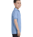 Hanes 054Y Youth Ecosmart® Jersey Polo in Light blue