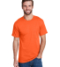Hanes W110 Unisex Workwear Pocket T-Shirt in Safety orange