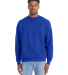Hanes RS160 Unisex Perfect Sweats Crewneck Sweatsh in Deep royal