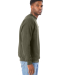 Hanes RS160 Unisex Perfect Sweats Crewneck Sweatsh in Fatigue green