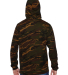 J America 8615 Men's Polyester Tailgate Hooded Swe in Camo