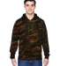 J America 8615 Men's Polyester Tailgate Hooded Swe in Camo
